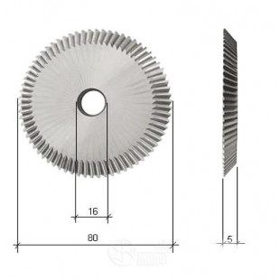 Фреза угловая (80х5.0х16х28T) CARBIDE на 100G2/G3 (0014J)  Китай