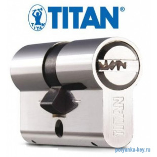 Titan K5+ кл/кл L70 35*35 silver механизм цилиндровый