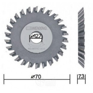 Фреза угловая (70х7.3х12.7х26Т) CARBIDE на 100Е3/G (0011CI.CC) WENXING/KEYWORD  Китай