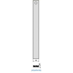 Ru 10*10  (10*10мм)(210мм)  РФ (RGL-6109)