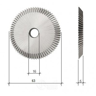 Фреза угловая (63x5x16х80/110Т) CARBIDE на ALFA  (FP11W)  Китай