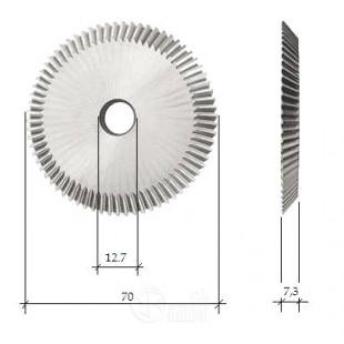 Фреза угловая (70х7.3х12.7х90/100T) CARBIDE на 100Е/G (0011BCC) WENXING/KEYWORD  Китай