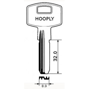 HOOP1D (2п) (32х8.8x2.3мм) HOOPLY  Китай