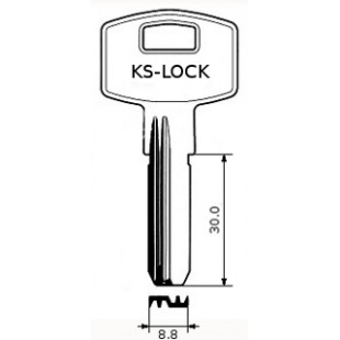 KSL1D (2п) (30х8.8x2.3мм) KSLOCK  Китай