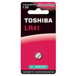 LR41 батарейка (1.5V) TOSHIBA