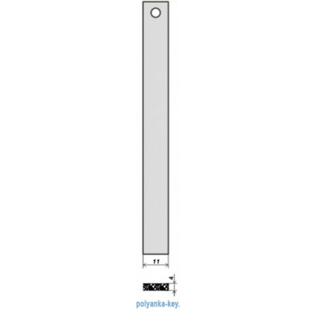 R 11*4мм, L=116мм Китай