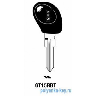 Fiat GT15RCP заготовка ключа с местом под чип  (МТ-212)