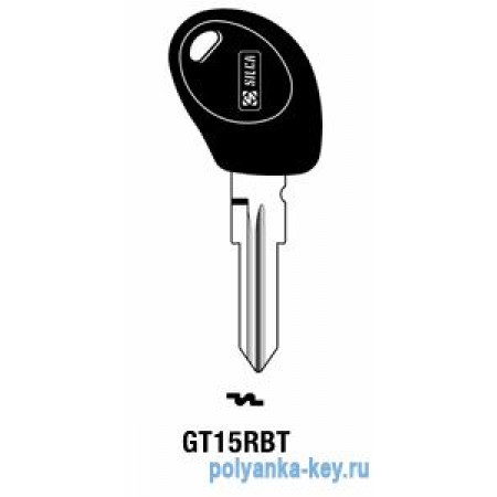 Fiat GT15RCP заготовка ключа с местом под чип  (МТ-212)