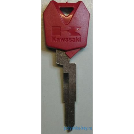 KAWASAKI KAW9D_x_KW16 заготовка ключа с местом под чип  (493)