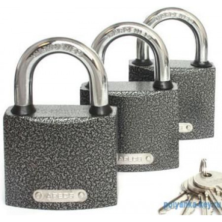 PD-01-63 (3Locks+5Keys) м/система замков висячих Apecs