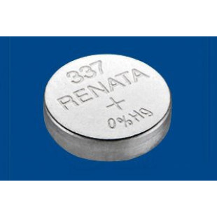 R337/SR416SW батарейка (оксид серебра 1.55V, 6mAh)(4.8x1.6mm) Renata (low drain)