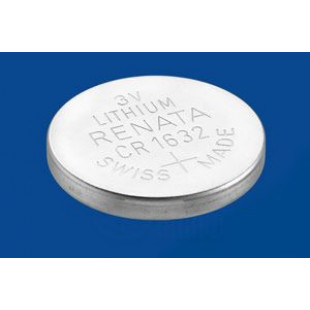 CR1632 батарейка (Lithium 3V, 125mAh)(16x3.2mm) Renata