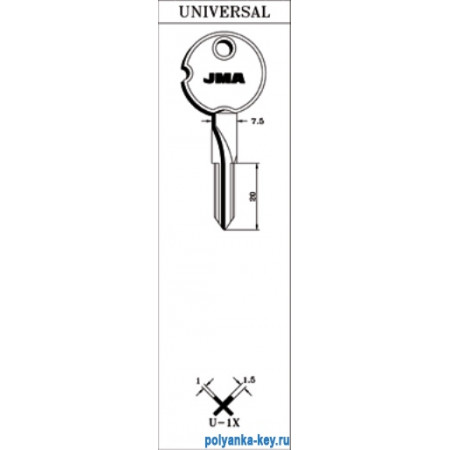 U1X_UX1_XRC1_x  (KR64-GRAVER) Крест Жалюзи