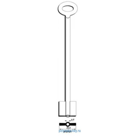 x_x_8727DT_x   (L=170 F1=F2=21.7 D1=7 D2=4)  Fermmine per Cassaforte