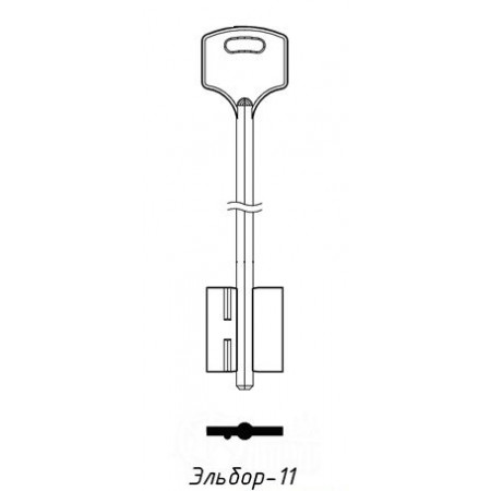 Эльбор-11 (115x24.4x24)(4.9мм)  Китай