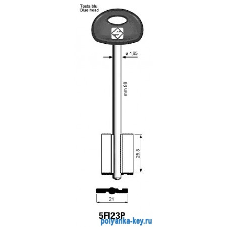 FM20G_2FM20_5FI23_x   (96x25.8x21)(4.5мм)  Iseo Fiam