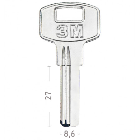 3M1D (27х8.6х2.3мм) 3M  Китай