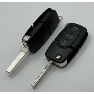 AUDI HUHAAP (HU66P) (3кн) Корпус выкидного ключа (CR1616)  Китай