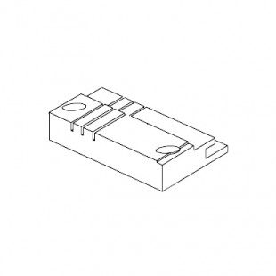 Тиски D910490ZR (правая неподвижная часть) Matriх Silca